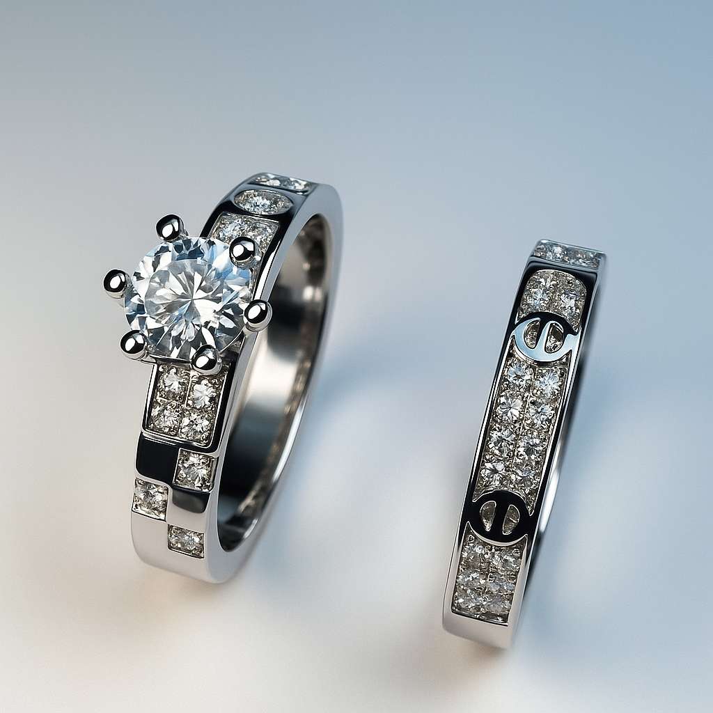 Duo Bagues ✨ Promesses éternelles, éclat inoubliable V2