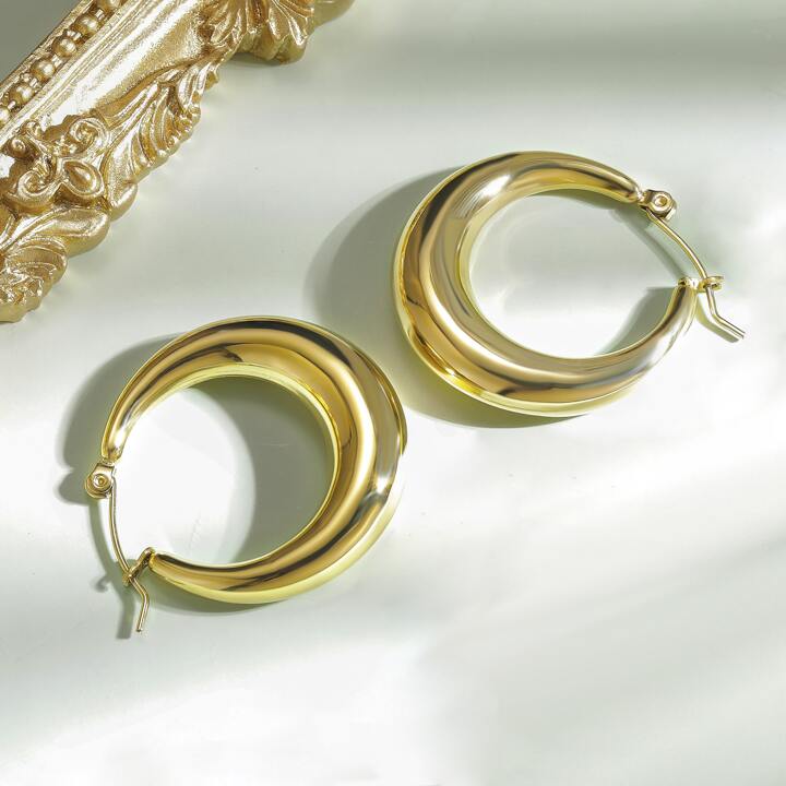 Boucles D'oreilles Rondes