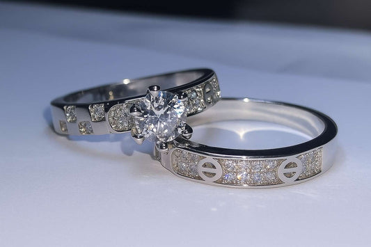 Duo Bagues ✨ Promesses éternelles, éclat inoubliable V2