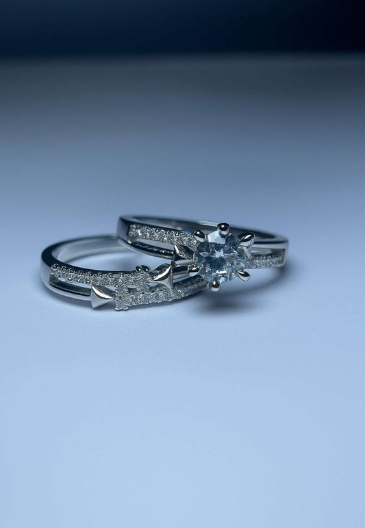 Duo Bagues ✨ Promesses éternelles, Flèches éternelles